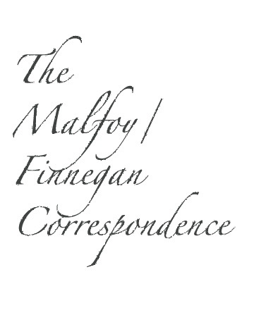the malfoy/seamus correspondence